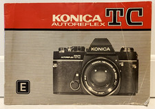 Vtg Manual Only for Konica Autoreflex TC Camera by Konishiroku 1980's