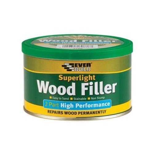 500g Everbuild 2 Part High Performance Wood Filler Paintable Various 7