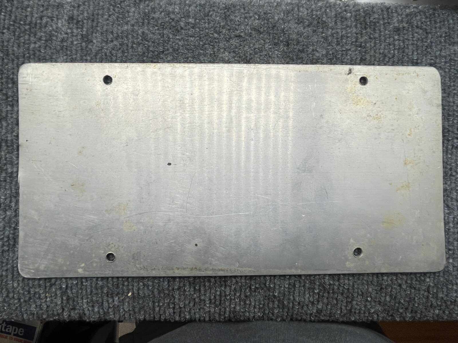 1962 Hickory, NC North Carolina City Tag Full Size License Plate NEAT