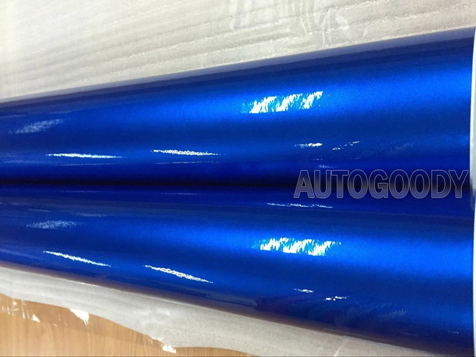 Premium Super Gloss Metallic Blue Vinyl Film Wrap Sticker Decal Air Bubble Free - Image 4 of 4