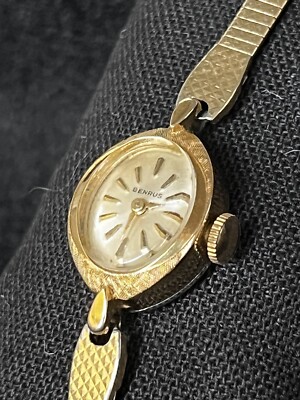 14k gold plated Benrus watch & 1/20 10K gf band s-l400.jpg main image 2