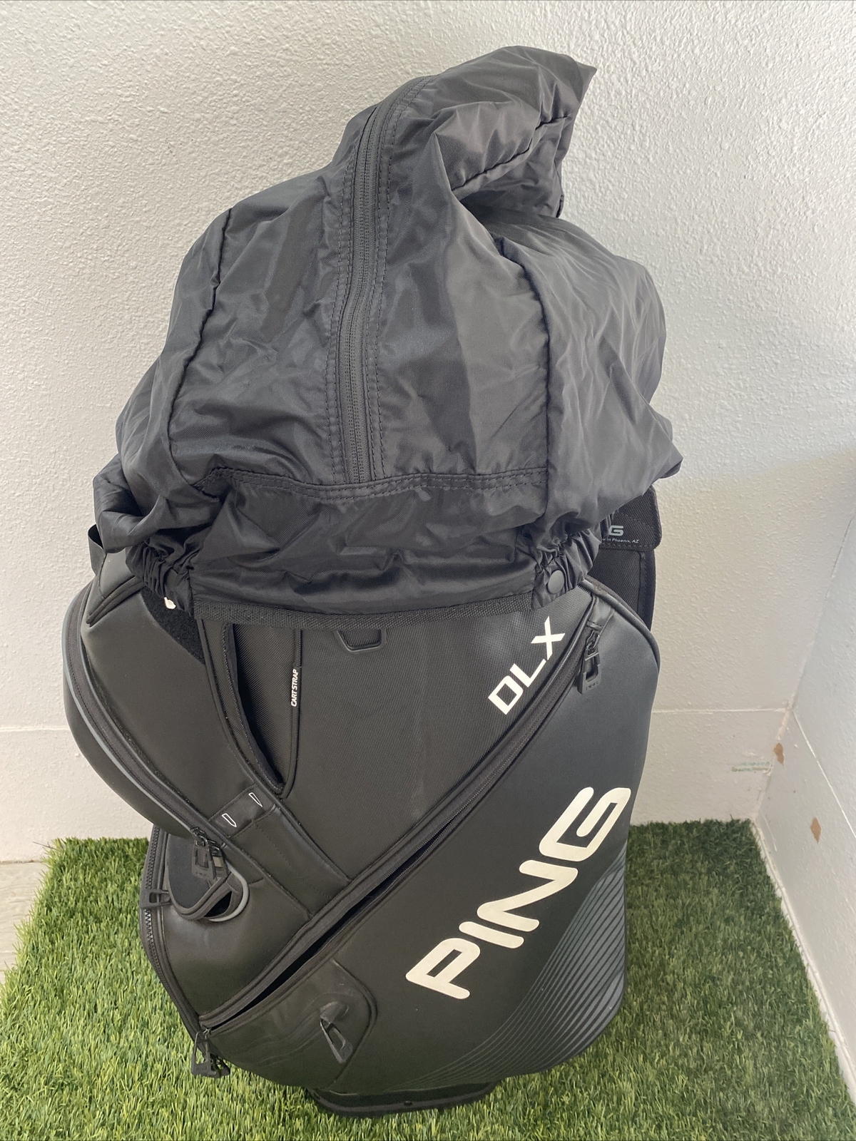 Ping DLX Cart Bag Black / 15 Way Divider With Rain Cover 2022 eBay