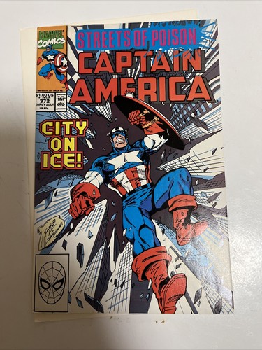 Marvel Comics #372 Captain America 1990 Ron Lim & Dan Bulandi - Picture 4 of 4