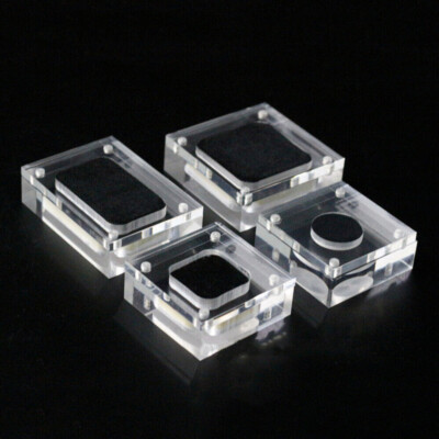 Loose Diamond Display Case Jewelry Storage Box Gem Holder Container Organizer US