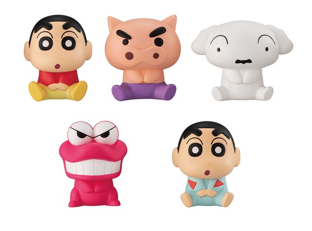 Bandai Crayon Shin Chan Figure Clip Gashapon Pig Buriburizaemon Shiro ...