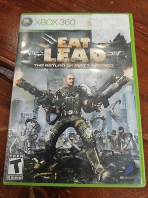 Eat Lead The Return of Matt Hazard Xbox 360 Complete CIB Game