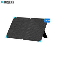 Renogy 120W Waterproof Foldable Portable Sola...