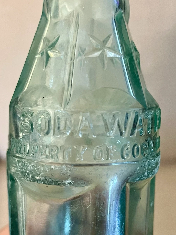 Винтажная бутылка кока-колы COCA COLA 6 унций зеленое стекло высота 8 дюймов 1920-е годы, центр, Техас Техас  - Изображение 2 из 4