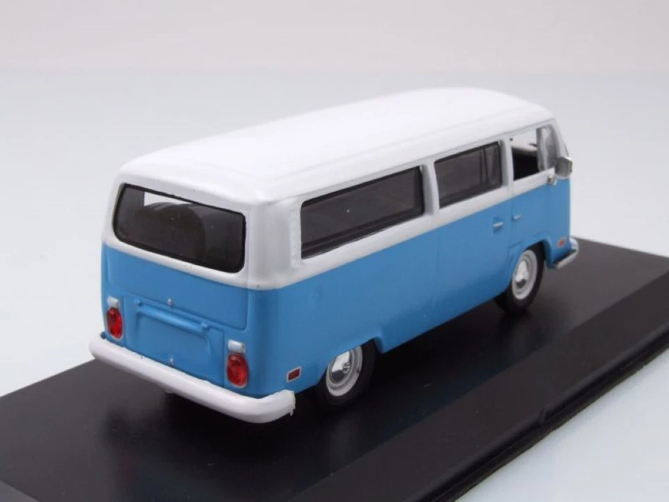 VW T2 Bus 1971 Bleu Blanc Dharma Van Lost Modèle 1:43 Greenlight Collectibles - Photo 2/4