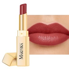 MAKI YIKA Moisture Mauve Red Lipstick for Women Hydrate Lip Gloss for Dry Cracke