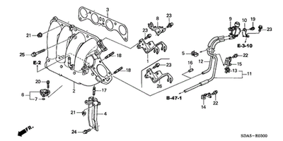 #ad Genuine Honda Manifold In 17110 RAA A00 $264.82