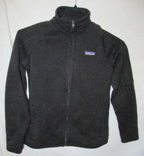 PATAGONIA Women's Black Full Zip Better Sweater Jacket Size Small