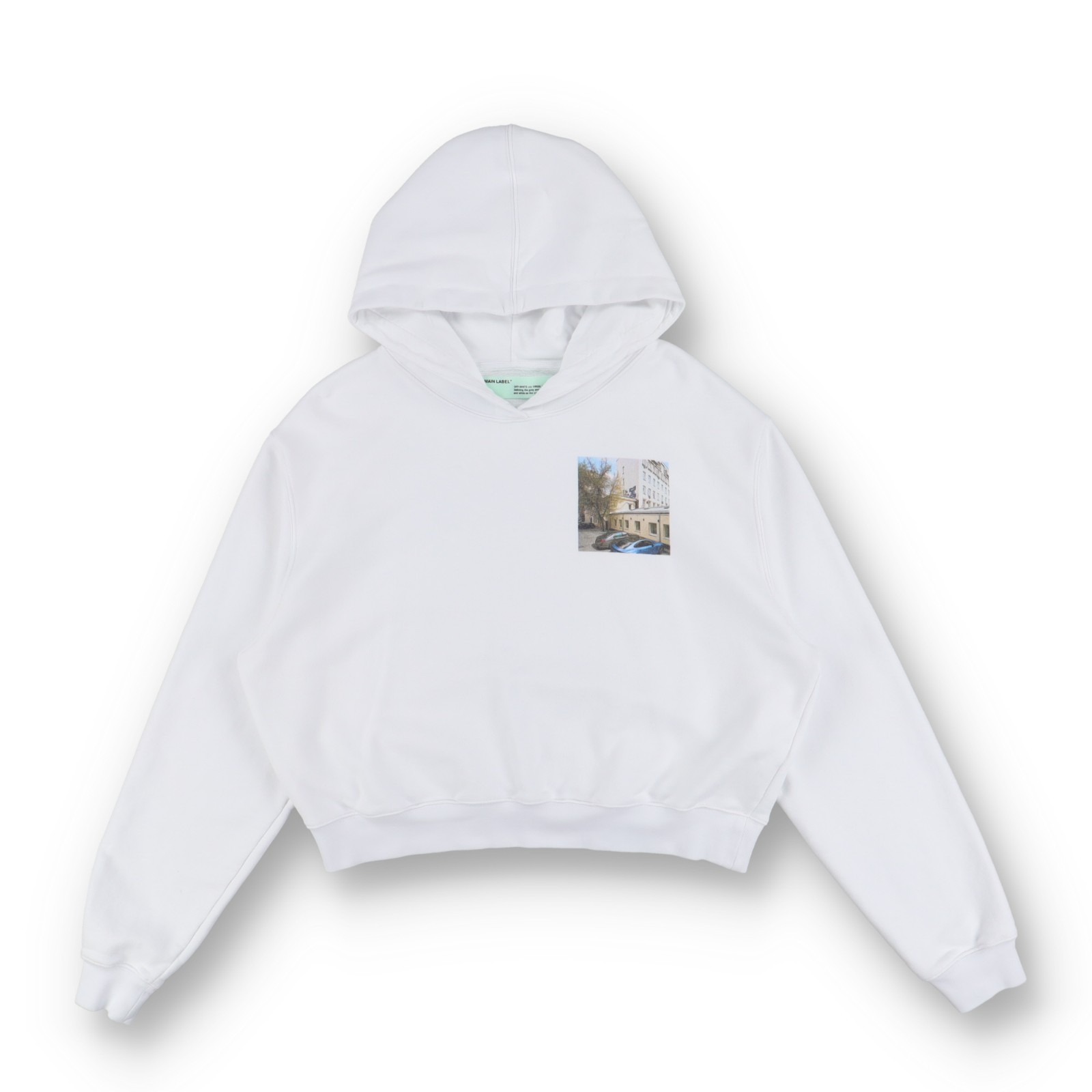 Off-White x KM20 White Logo Hoodie | Size L FW18 RRP $580 thumbnail 3