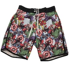 Bañador Shorts Marvel Comics Superhéroe Vengadores Capitán América Hulk Iron Man