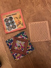 Vintage Kinder Mosaik / Hering Kunst Set - Gl...
