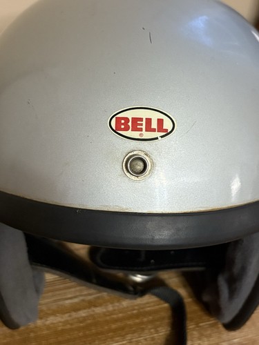Vintage Bell SUPER MAGNUM 1970 Helmet Size 7½ Silver - Picture 13 of 17