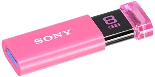 SONY USB Memory USB3.0 8GB Pink Capless Design USB Flash Drive  USM8GUP - Image 2 of 2