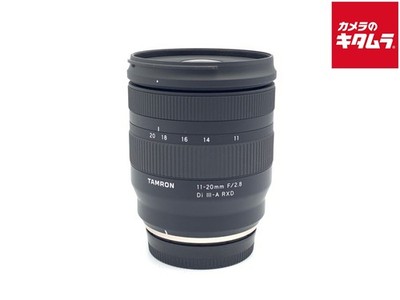 TAMRON 11-20mm F/2.8 Di III-A RXD FUJIFILMX (Model B060) -Near Mint- `0768
