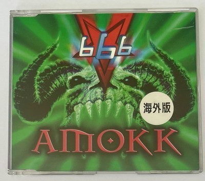 666   Amokk 5 Track CD Single RARE Malaysian Pressing 1998 Electro House