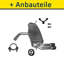 Endtopf Auspuff+ für AUDI A3 Sportback LIFTBACK 1.4 2.0 125/150PS 2004-2012