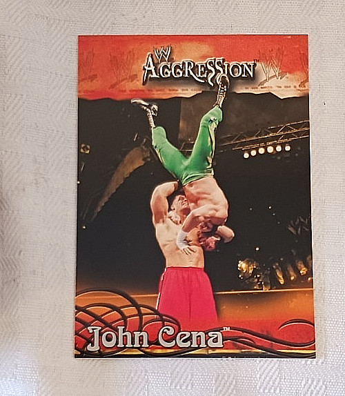 2003 Fleer WWE Aggression #59 2nd Year Card JOHN CENA Wrestling WWF Pack Fresh