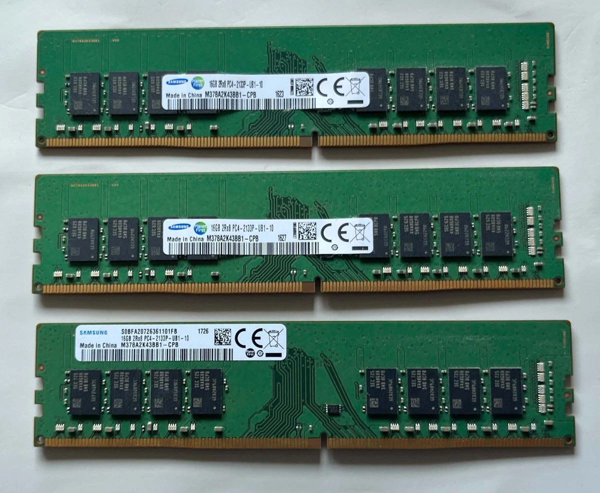 Samsung PC4-17000 (DDR4-2133) Bus Speed Computer RAM 16 GB Total