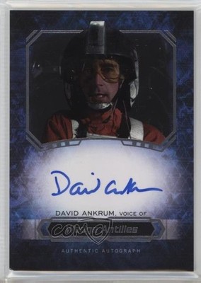 2016 Topps Star Wars Masterwork David Ankrum as Wedge Antilles Auto 0pm