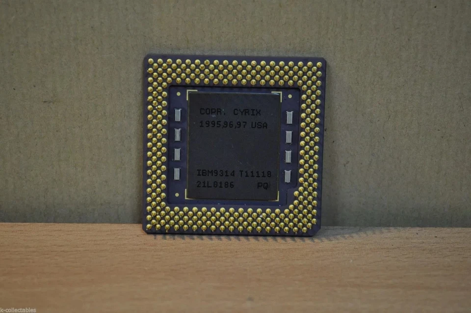 IBM 6x86MX PR200 IBM26x86MX-BVAPR200GE 2.5 x 66 Vintage Ceramic GOLD Processor! - Image 2 of 2