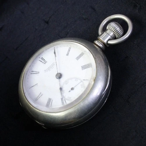 Vtg Antique American Waltham W. Co. Pocket Watch Not Working .3 3 6123 4409066