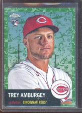 Trey Amburgey 2022 Topps Chrome Platinum Toile White/Green Refractor #84 (26/99)