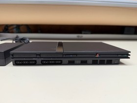 SONY PLAYSTATION 2 PS2 SLIM W/ CABLES WORKING NICE  *NO CONTROLLER*