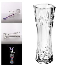 Acrylic Flower Vase Gift Flowerpot Container for Living Room Fireplace Home