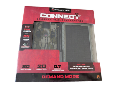 #ad StealthCam Connect MAX 2.0 Cellular Trail Camera and SOL PAK Solar Battery Combo $75.00