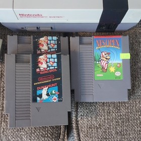 Nintendo Entertainment System Console Lot w/ Controllers, NES Advantage, Games &hellip;