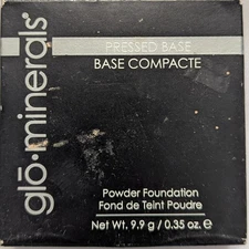 Glo Minerals Pressed Base Powder Foundation, 0.35 oz. - CHOOSE SHADE!