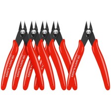 HongWay 5pcs Wire Cutters, Micro Flush Cutters with Spring, Wire Cutting Plie...