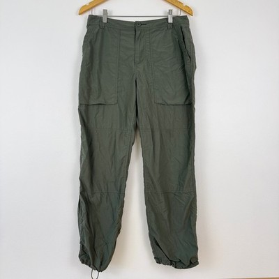 REI Co-op Savanna Trails Mens 34x30 Olive Green Nylon Adjustable Cuff Pants Hike