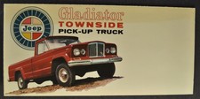 1963-1964 Jeep Gladiator Townside Pickup Truck Brochure Folder Nice Original