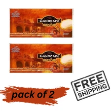 GanoCafe Mocha Coffee 2 Pack | Ganoderma Mushroom Mocha Drink Free Shipping
