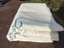 Vintage French Metis Linen Sheets - PAIR - 300cm X 240cm