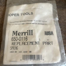 NOS Merrill 650-0116 Replacement Spring Cooper Tools