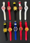 10x Dresden Cologne Hamburg Watch Wristwatch Football Silicone Watch Joblot Mix2