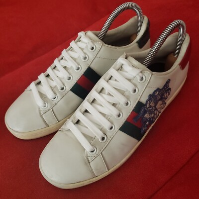 Gucci Disney Shelly Line Sneakers Low Cut Little Pigs Leather Size EU 35  Used