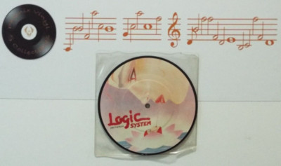 Logic System Be Yourself Domino Dance 7  Single Picture Disc A1 AA1 Press - EX