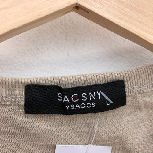 Yohji Yamamoto T Shirt Large Sacsny Japanese Designer Y'Saccs Tee Size L - Picture 5 of 6