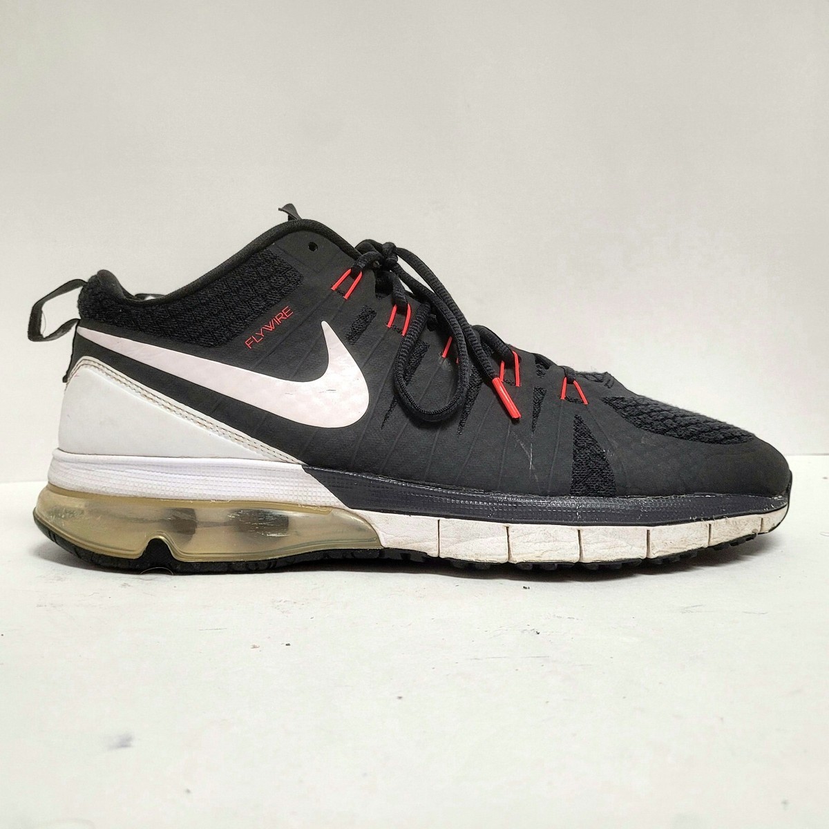 Nike Mens Air Max TR180 732972-016 Black Gray Red Running Shoes Sneakers  Size 14