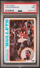 1978 TOPPS #68 TOM HENDERSON PSA 9 - free shipping
