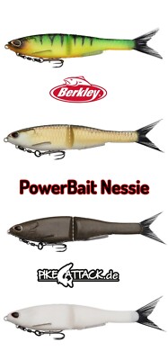 Berkley Powerait Nessie 12cm-11g oder 17cm-28g/ Soft Glide Swimbait/ Farbauswahl