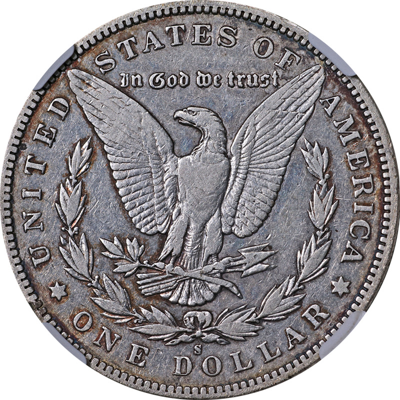 1895-S Morgan Silver Dollar NGC VF20 Key Date Great Eye Appeal Nice Strike