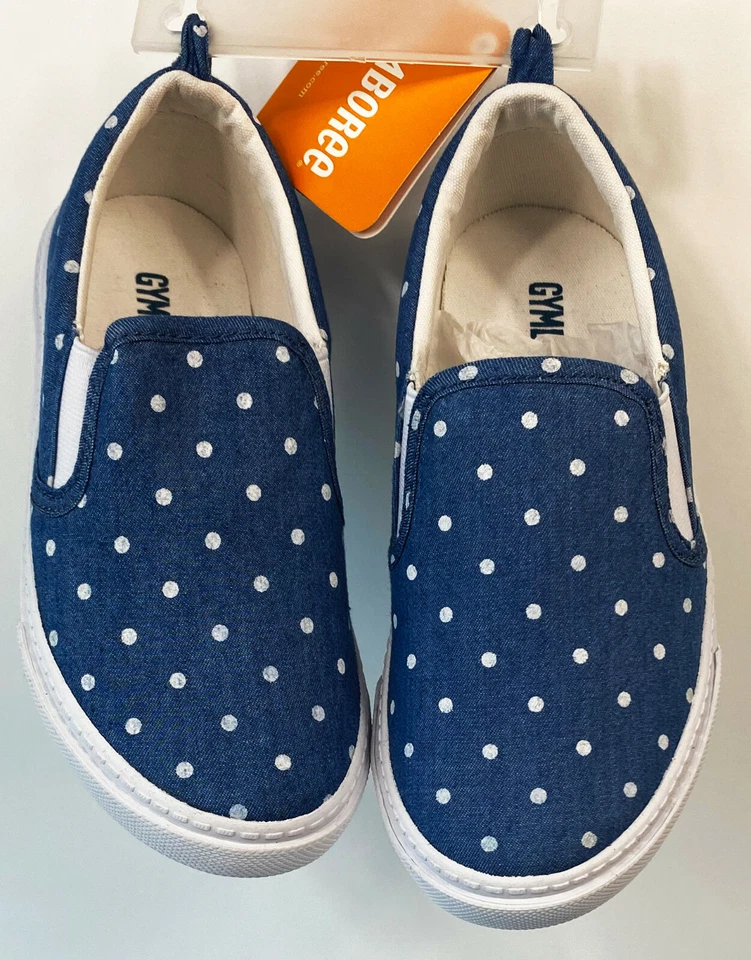 Zapatillas sin cordones de lona Gymboree **NUEVAS CON ETIQUETAS** muchas tallas Foto 3 de 4